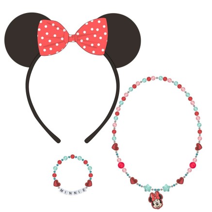Sieradenkit Minnie Mouse Roze 3 Onderdelen