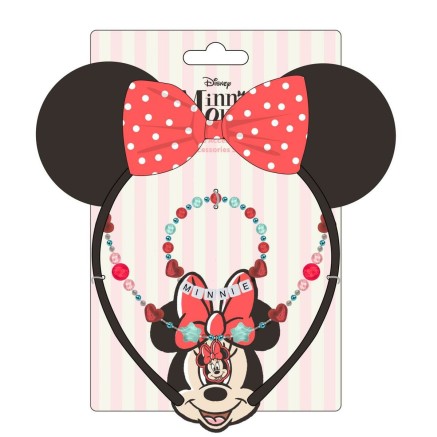 Jewellery Kit Minnie Mouse Pink 3 Pieces 2