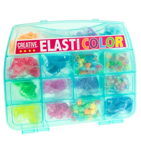 Kit per Creare Braccialetti Nice Creative Elasticolor 62 x 38 x 5 cm