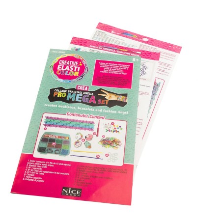 Kit zur Herstellung von Armbändern Nice Creative Elasticolor 62 x 38