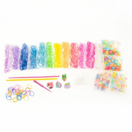 Kit zur Herstellung von Armbändern Nice Creative Elasticolor 62 x 38