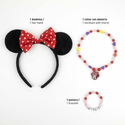 Accessoireset Minnie Mouse Multicolour 3 Onderdelen 2