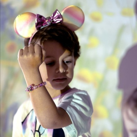 Necklace and Bracelets set Minnie Mouse Pink 2 Pieces 2
