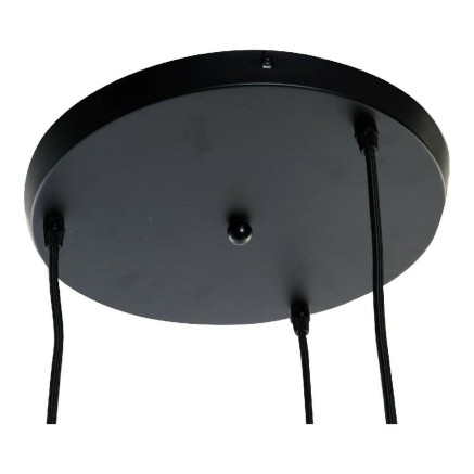 Lampadario DKD Home Decor LA-181949 Cristallo Nero Metallo Bianco 220 2