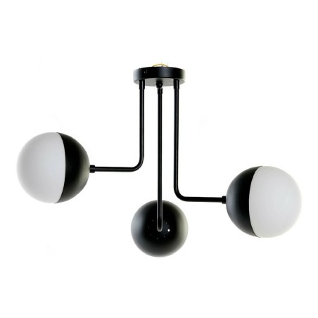 Deckenlampe DKD Home Decor Weiß Schwarz Metall Kristall 220 V 50 W (6