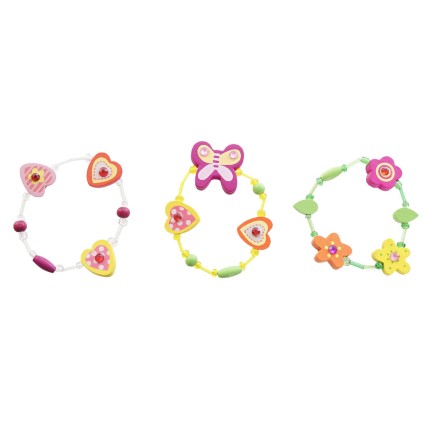 Bracelet DKD Home Decor Multicolour Flowers Children's 2