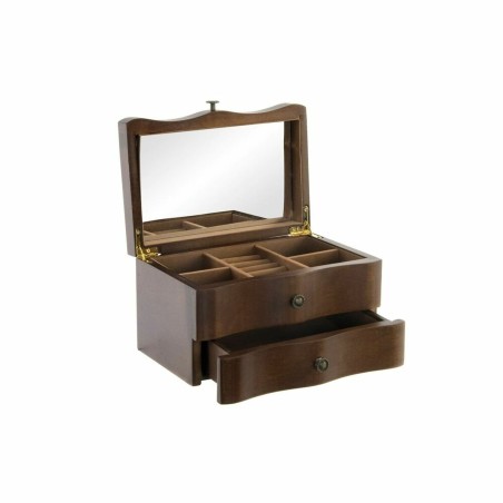 Doos-Juwelenkistje DKD Home Decor 20 x 13 x 12 cm Bruin Hout MDF