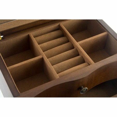 Box-Schmuckkästchen DKD Home Decor 20 x 13 x 12 cm Braun Holz MDF