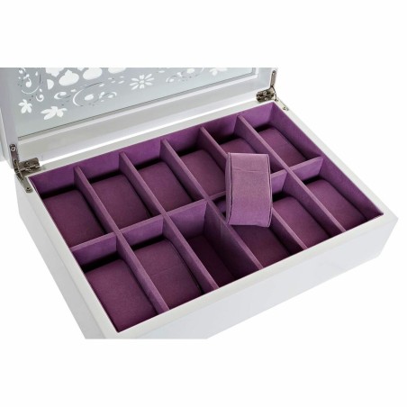 Box-Schmuckkästchen DKD Home Decor Uhren 29 x 20 x 9,5 cm Kristall Li