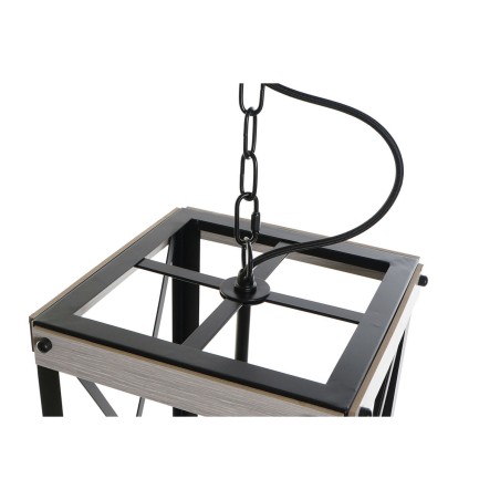 Suspension DKD Home Decor Noir Métal Marron 220 V 50 W (25 x 25 x 43