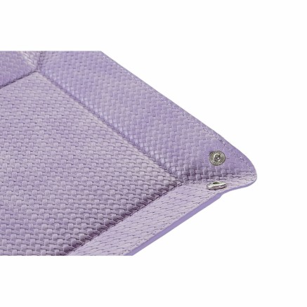 Valet Tray DKD Home Decor Lila Romantiek 20 x 20 x 4 cm 2