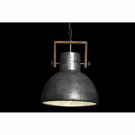 Deckenlampe DKD Home Decor Braun Silberfarben Metall Mango-Holz 50 W 4