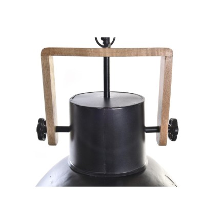Plafondlamp DKD Home Decor Bruin Zwart Metaal Mangohout 50 W 40 x 40 x 2