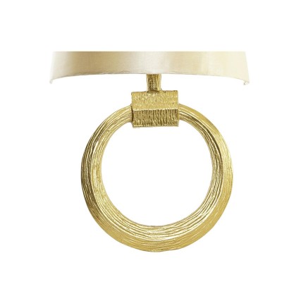 Lámpara de Pared DKD Home Decor Dorado Poliéster Aluminio 220 V 50 W 2