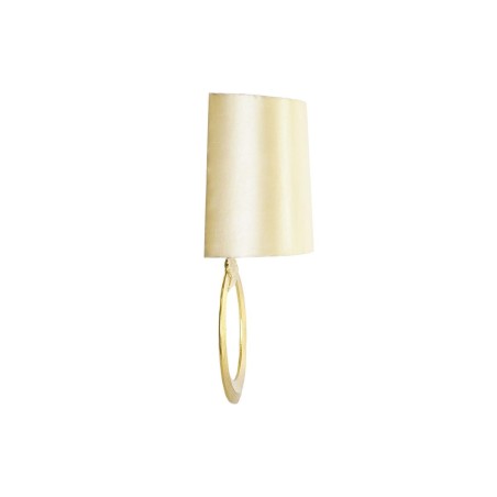 Lampada da Parete DKD Home Decor Dorato Poliestere Alluminio 220 V 50