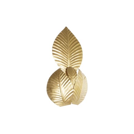 Muurlamp DKD Home Decor Gouden Metaal 220 V 50 W Blad van een plant (3