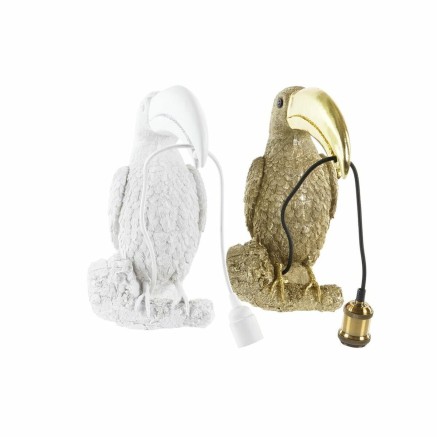 Muurlamp DKD Home Decor Gouden Wit Hars 220 V 50 W (26 x 19,5 x 44 cm) 2