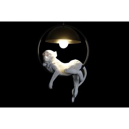 Plafondlamp DKD Home Decor Wit Gouden Metaal Hars 50 W 29,5 x 20 x 44, 2