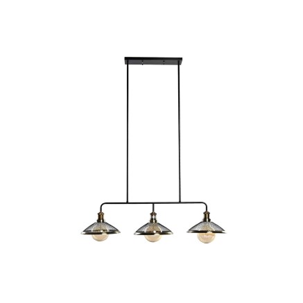 Deckenlampe DKD Home Decor 100 x 29 x 22 cm Schwarz Gold Metall 50 W 2
