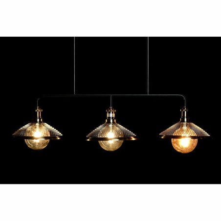 Lámpara de Techo DKD Home Decor 100 x 29 x 22 cm Negro Dorado Metal 5