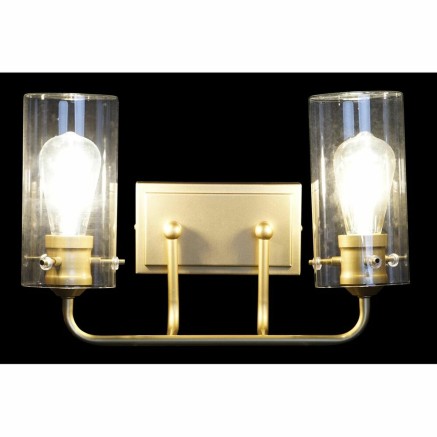 Muurlamp DKD Home Decor Kristal Gouden Metaal 220 V 50 W (41 x 17 x 24 2