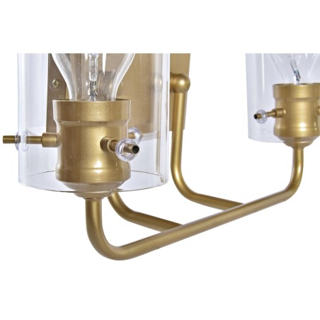 Wall Lamp DKD Home Decor Crystal Golden Metal 220 V 50 W (41 x 17 x 24