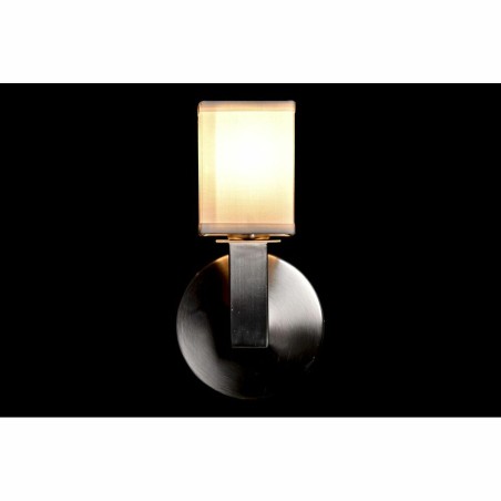 Applique DKD Home Decor Argenté Métal Polyester Blanc 220 V 40 W (12