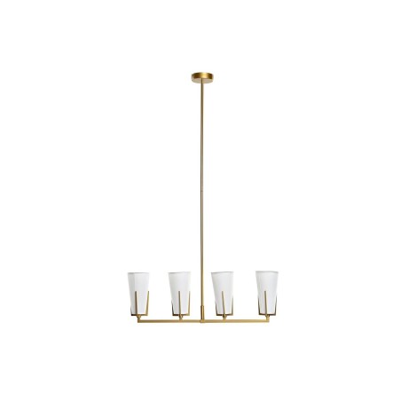 Plafondlamp DKD Home Decor Gouden Wit (67 x 14 x 22 cm)