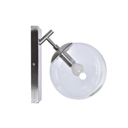 Applique DKD Home Decor 25W Verre Argenté Métal 220 V (20 x 25 x 27