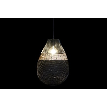 Lampadario DKD Home Decor Nero Metallo Marrone 50 W 32 x 32 x 43 cm 2