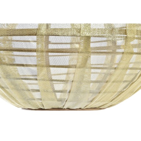 Ceiling Light DKD Home Decor Natural Golden Brown Bamboo 50 W (42 x 42