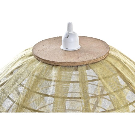 Lampadario DKD Home Decor Naturale Dorato Marrone Bambù 50 W (42 x 42