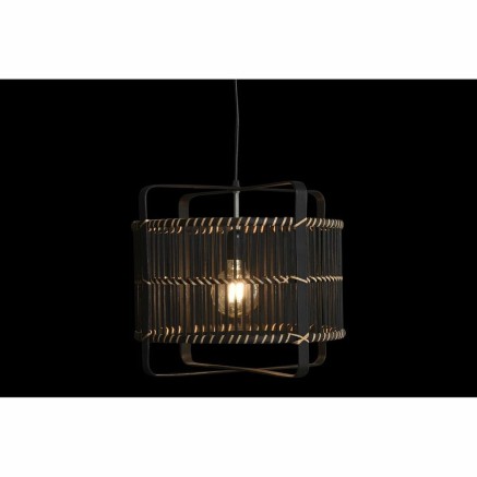 Ceiling Light DKD Home Decor Black Bamboo 50 W 40 x 40 x 35 cm 2