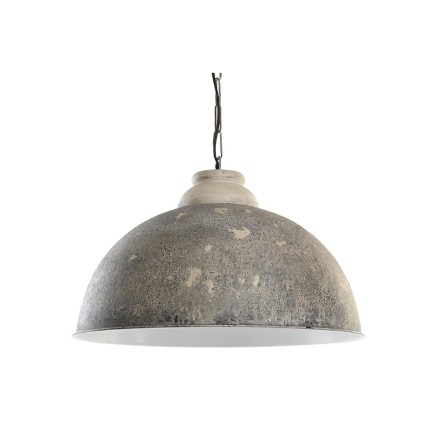 Ceiling Light DKD Home Decor Black Grey Wood Metal 50 W 61 x 61 x 37 c