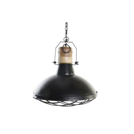 Ceiling Light DKD Home Decor 52 x 52 x 57 cm Black Brown Iron Mango wo