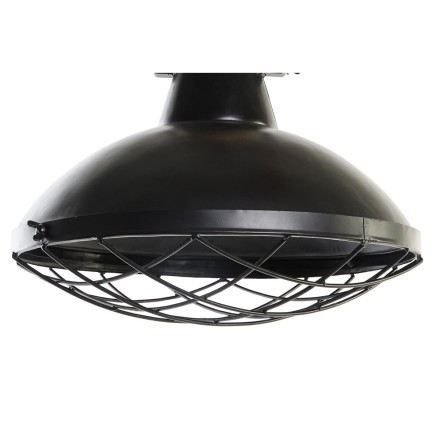 Lampadario DKD Home Decor 52 x 52 x 57 cm Nero Marrone Ferro Legno di 2
