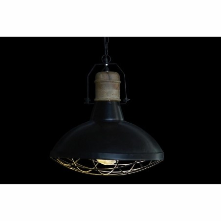 Ceiling Light DKD Home Decor 52 x 52 x 57 cm Black Brown Iron Mango wo
