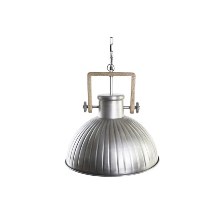 Ceiling Light DKD Home Decor Brown Silver Iron Mango wood 50 W 41 x 41