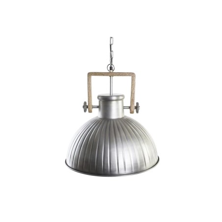 Ceiling Light DKD Home Decor Brown Silver Iron Mango wood 50 W 41 x 41