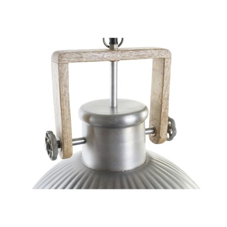 Ceiling Light DKD Home Decor Brown Silver Iron Mango wood 50 W 41 x 41