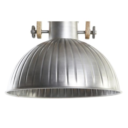 Ceiling Light DKD Home Decor Brown Silver Iron Mango wood 50 W 41 x 41