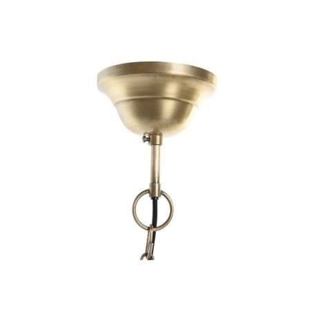 Lámpara de Techo DKD Home Decor Marrón Dorado Hierro Madera de mango
