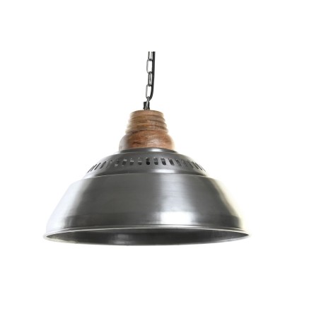 Lámpara de Techo DKD Home Decor Plateado Marrón Hierro Madera de man