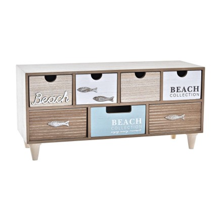 Scatola-Portagioie DKD Home Decor 40 x 16 x 19 cm Legno Marrone Turche