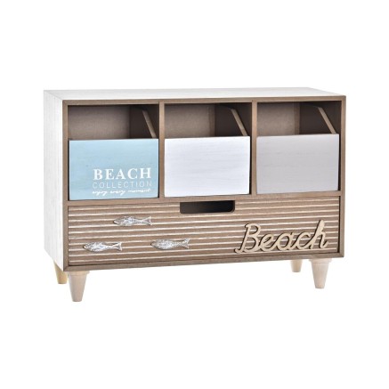 Scatola-Portagioie DKD Home Decor Legno Marrone Turchese 34 x 14 x 24