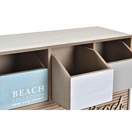 Scatola-Portagioie DKD Home Decor Legno Marrone Turchese 34 x 14 x 24