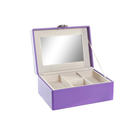 Box-Schmuckkästchen DKD Home Decor 23 x 17 x 10 cm Lila Polyurethan H