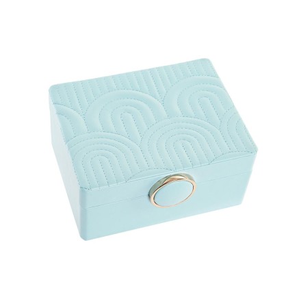 Scatola-Portagioie DKD Home Decor Verde Legno MDF 23 x 17 x 10 cm 2