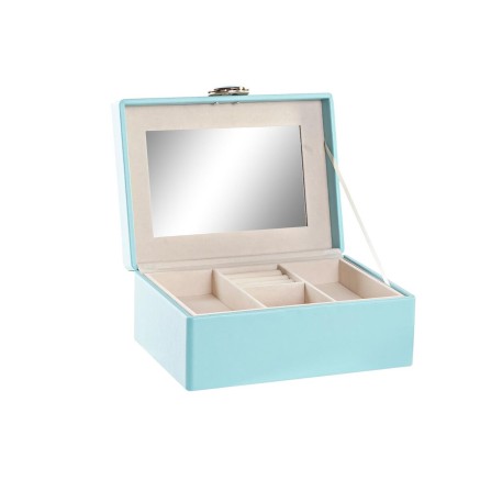 Scatola-Portagioie DKD Home Decor Verde Legno MDF 17 x 13 x 8,5 cm