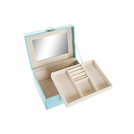Box-Schmuckkästchen DKD Home Decor grün Holz MDF 17 x 13 x 8,5 cm 2